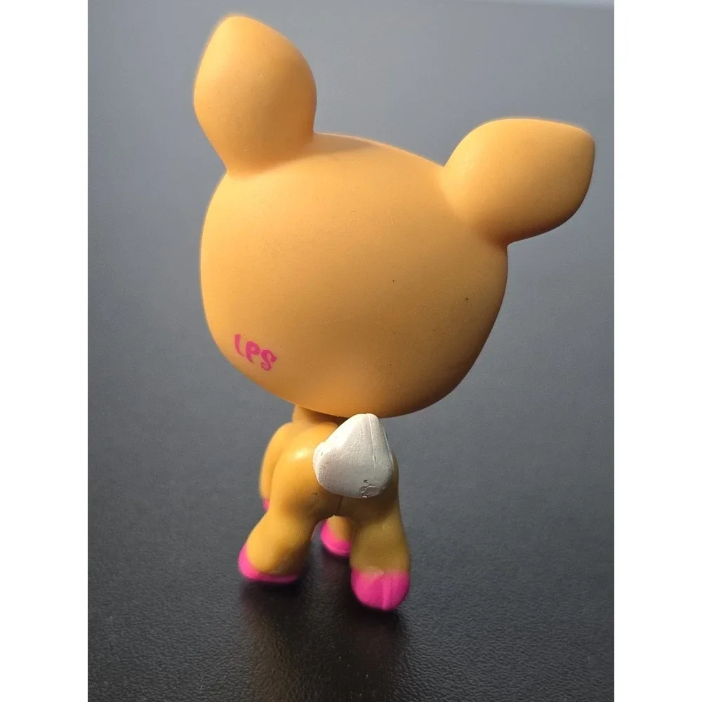 Littlest Pet Shop G7 # 123 Advent Calendar 2024 Tan Brown Pink Deer